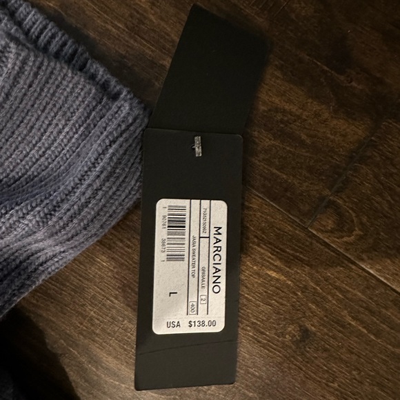 NWT✅ Marciano grayish/blue knit turtleneck sweater - Picture 2 of 2